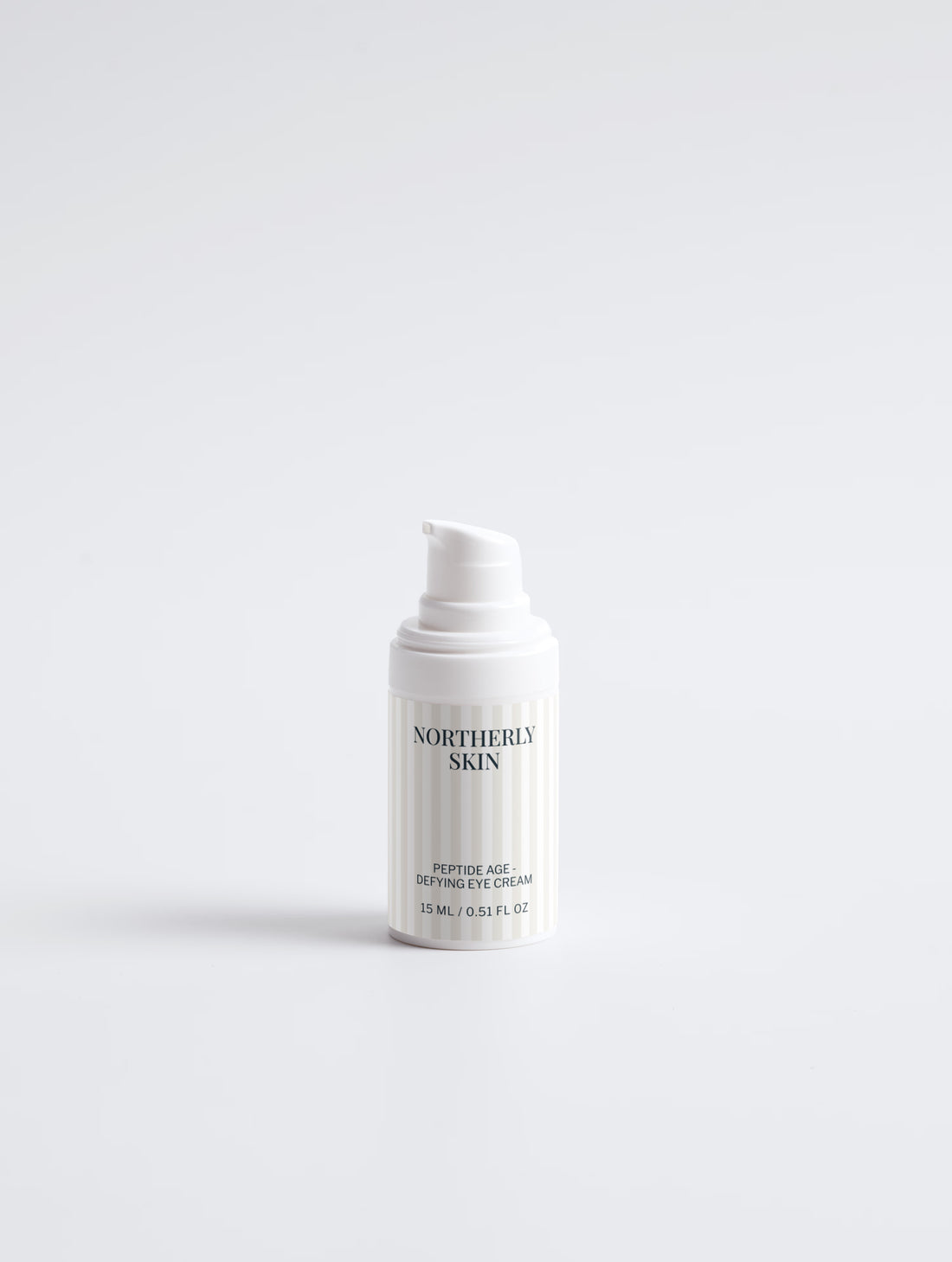 The 15 ml eye cream bottle, front